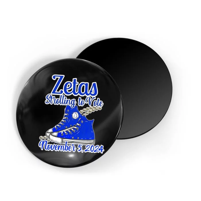 Zetas Strolling To Vote November Zeta Phi Beta Breast Voting Magnet