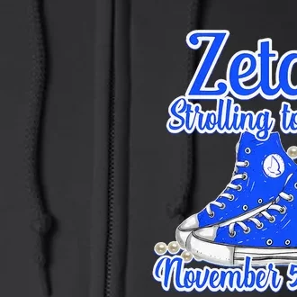 Zetas Strolling To Vote November 5 2024 Full Zip Hoodie