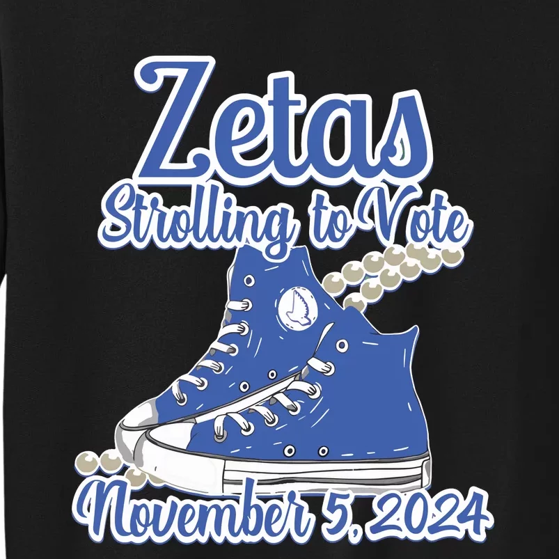 Zetas Strolling To Vote November 5 2024 Chucks Sweatshirt