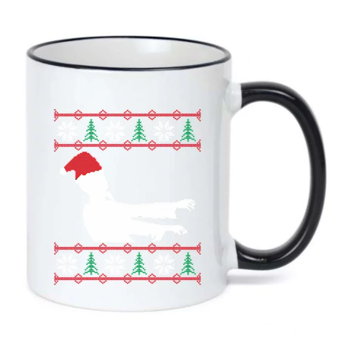 Zombie Santa Ugly Christmas Black Color Changing Mug