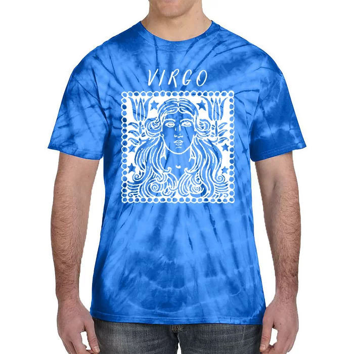 Zodiac Sign Virgo Gift Tie-Dye T-Shirt