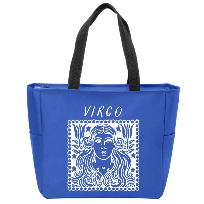 Zodiac Sign Virgo Gift Zip Tote Bag