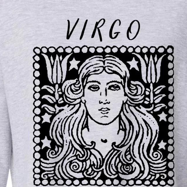 Zodiac Sign Virgo Gift Cropped Pullover Crew