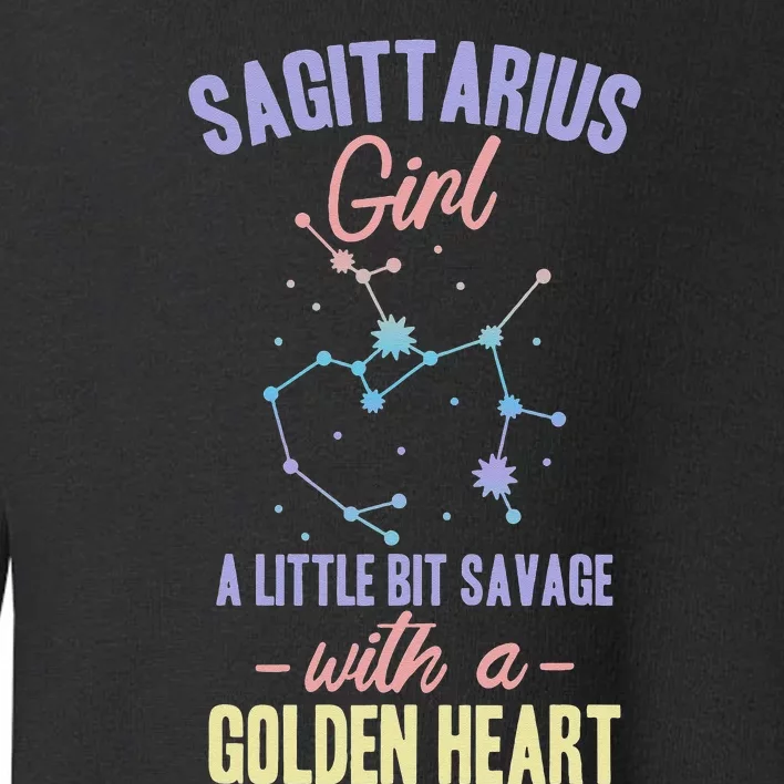 Zodiac Signs Woman Horoscope Lover Mother Sagittarius Wo Toddler Sweatshirt