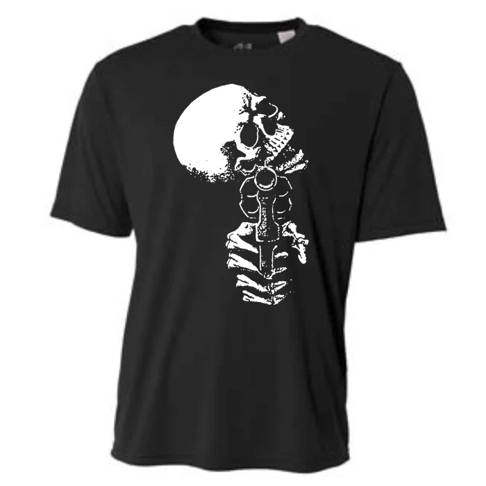 Zombie Skull Cooling Performance Crew T-Shirt