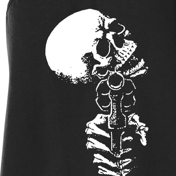 Zombie Skull Women's Racerback Tank