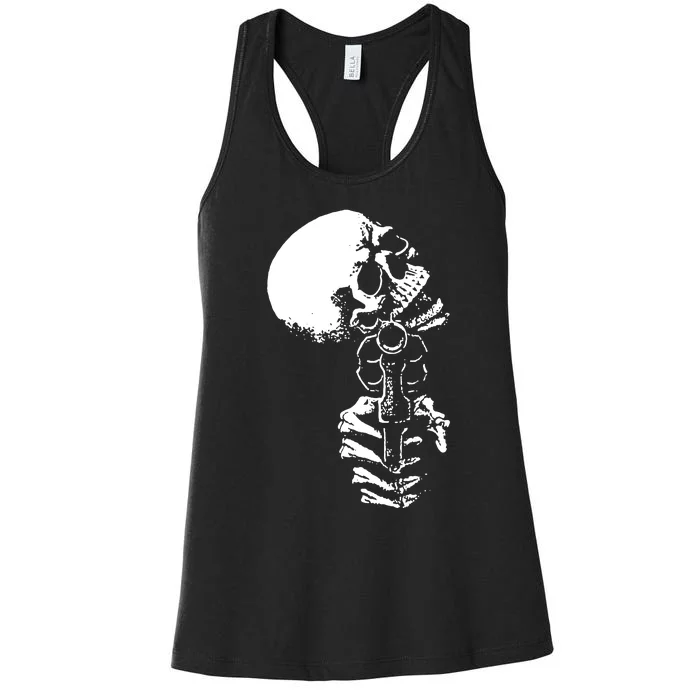 Zombie Skull Women's Racerback Tank