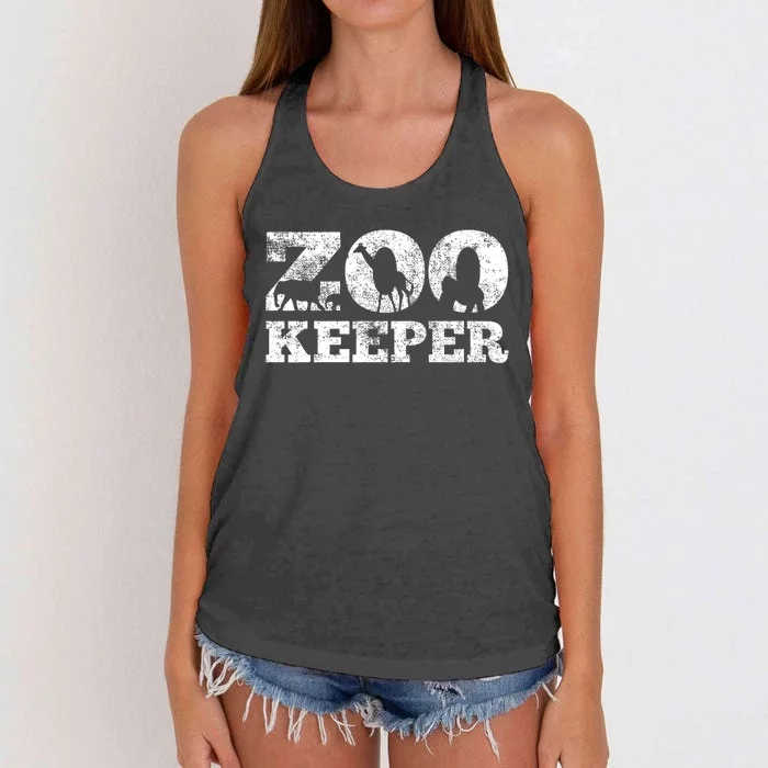 Zookeeper Safari Women's Knotted Racerback Tank