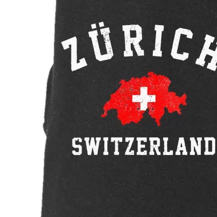 Zurich Switzerland Doggie 3-End Fleece Hoodie