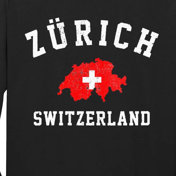 Zurich Switzerland Tall Long Sleeve T-Shirt