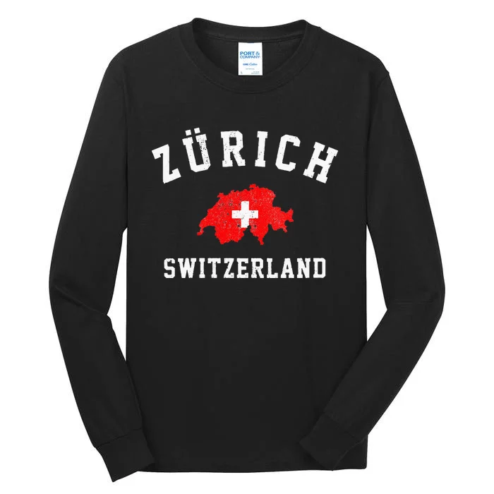 Zurich Switzerland Tall Long Sleeve T-Shirt