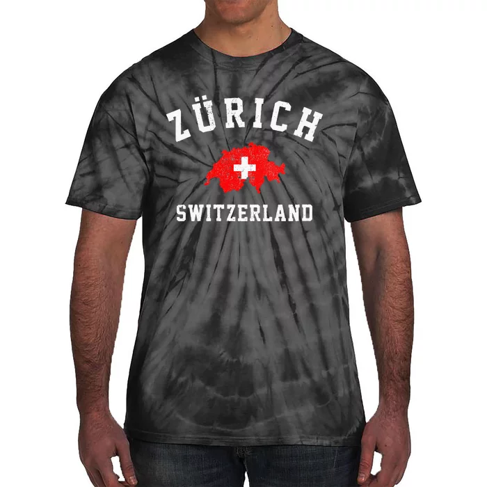 Zurich Switzerland Tie-Dye T-Shirt