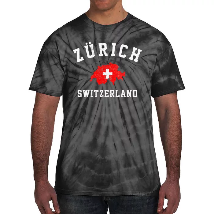 Zurich Switzerland Tie-Dye T-Shirt