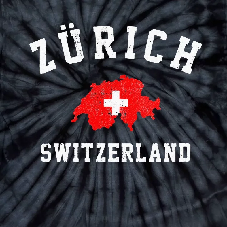 Zurich Switzerland Tie-Dye T-Shirt