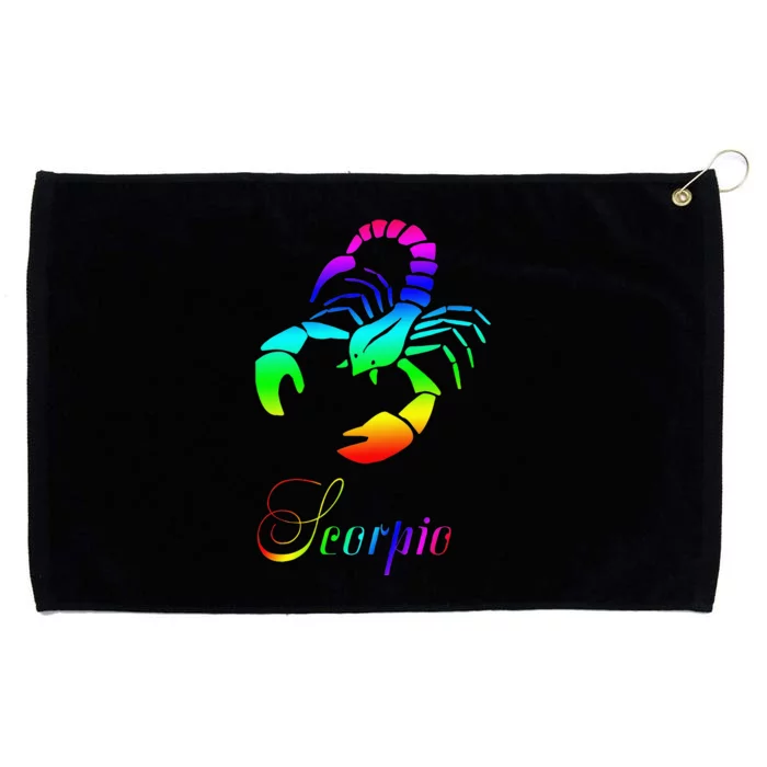 Zodiac Scorpio Grommeted Golf Towel