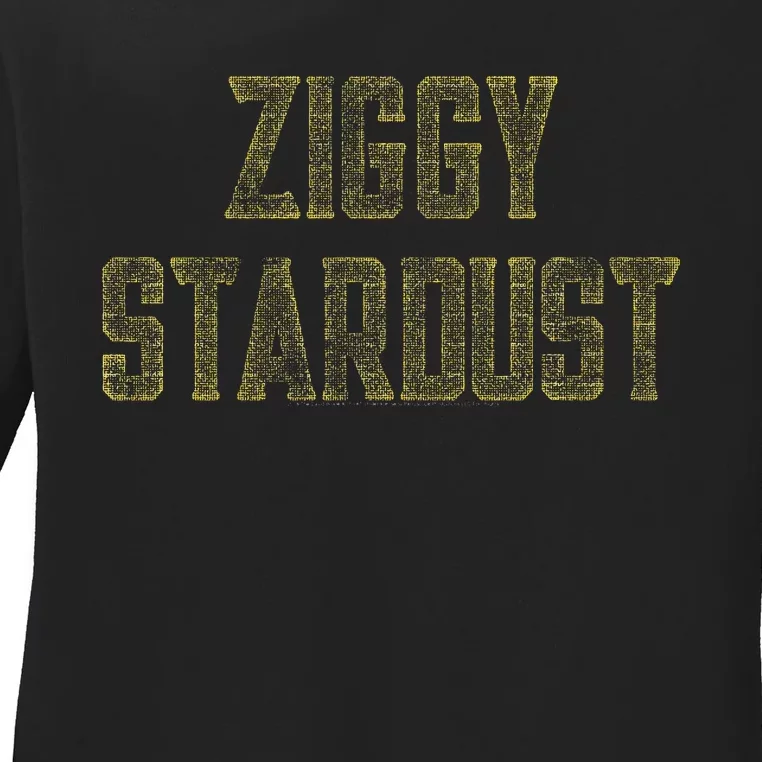 Ziggy Stardust Ladies Long Sleeve Shirt