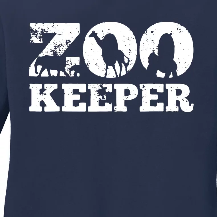 Zookeeper Safari Ladies Long Sleeve Shirt