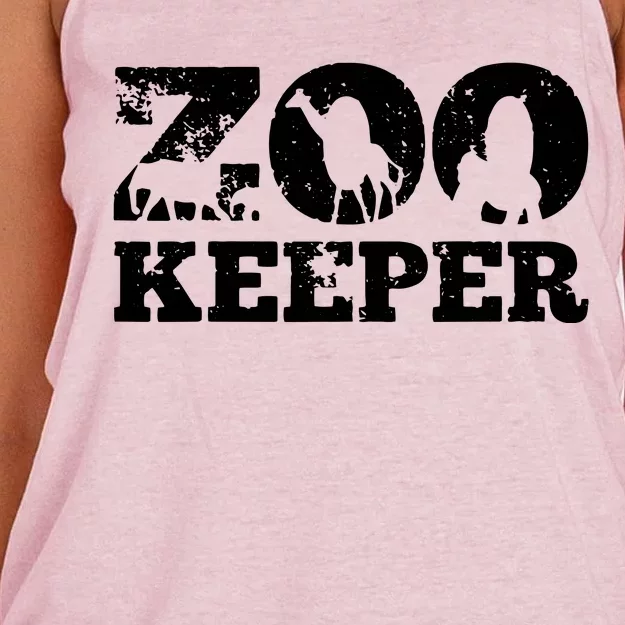 Zookeeper Safari Women's Knotted Racerback Tank