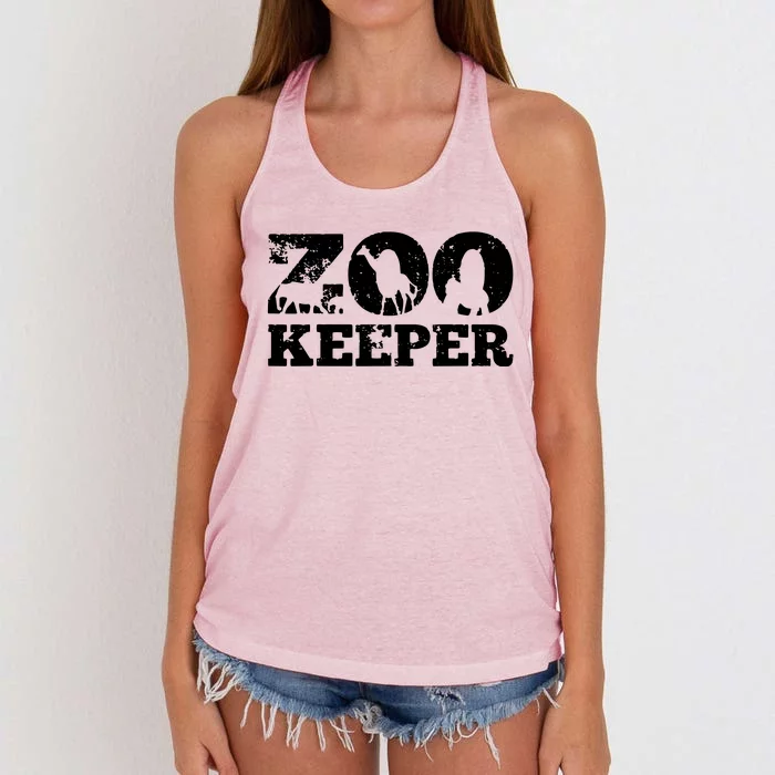 Zookeeper Safari Women's Knotted Racerback Tank