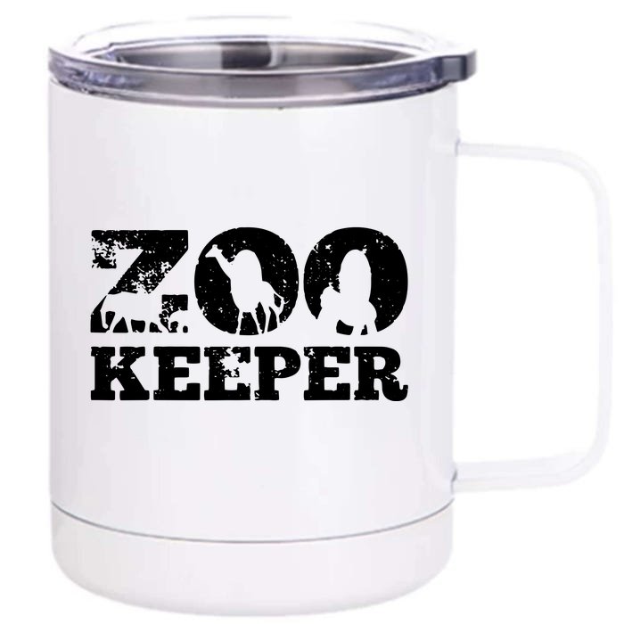 Zookeeper Safari Front & Back 12oz Stainless Steel Tumbler Cup