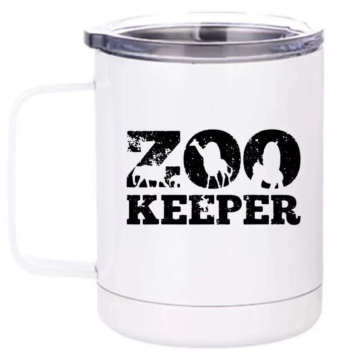 Zookeeper Safari Front & Back 12oz Stainless Steel Tumbler Cup