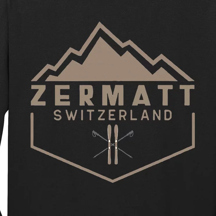 Zermatt Switzerland Tall Long Sleeve T-Shirt