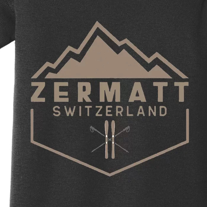 Zermatt Switzerland Baby Bodysuit