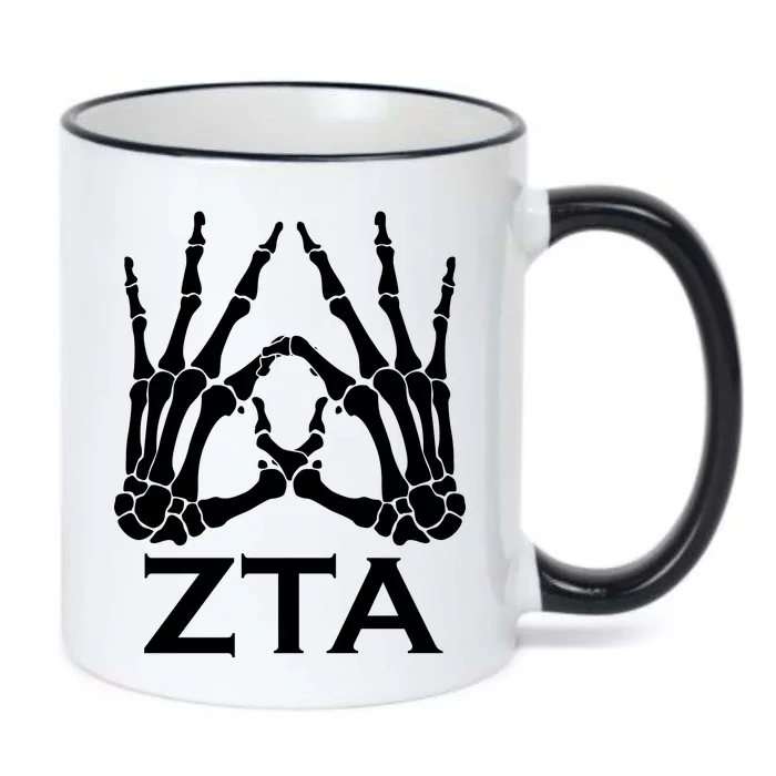 ZTA Zeta-Tau-Alpha Halloween Black Color Changing Mug