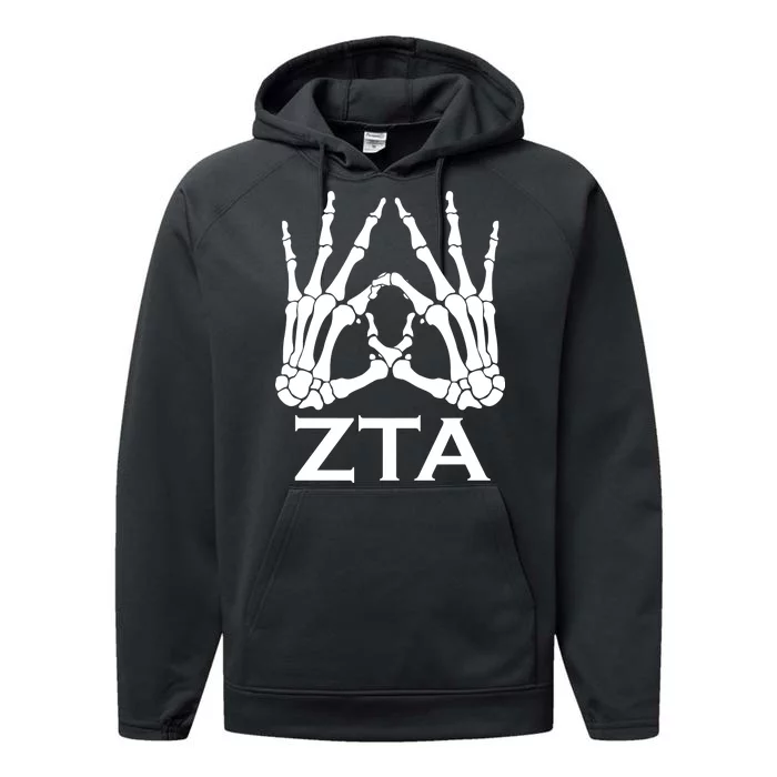 ZTA Zeta-Tau-Alpha Halloween Performance Fleece Hoodie