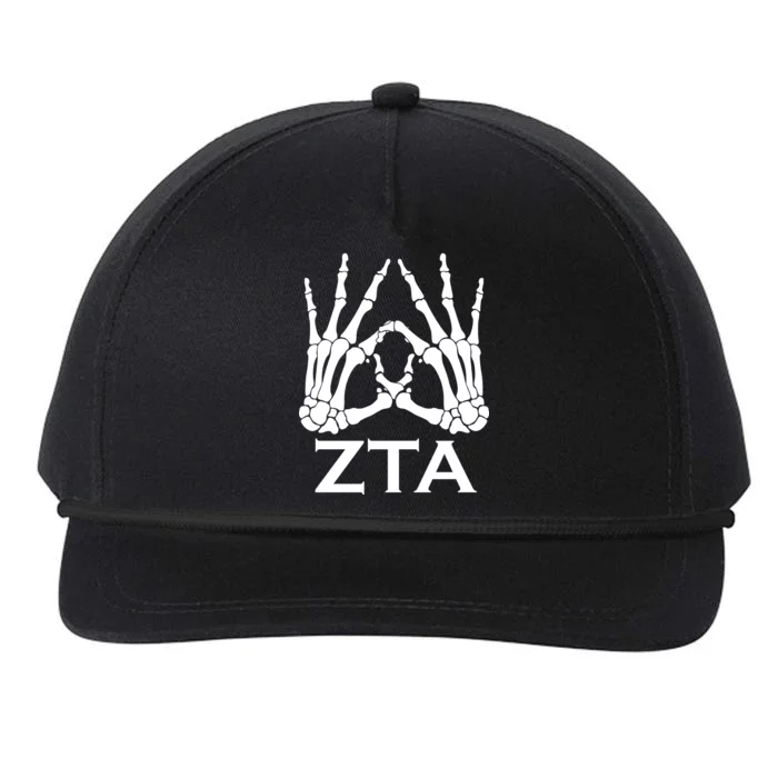 ZTA Zeta-Tau-Alpha Halloween Snapback Five-Panel Rope Hat