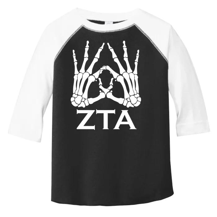 ZTA Zeta-Tau-Alpha Halloween Toddler Fine Jersey T-Shirt