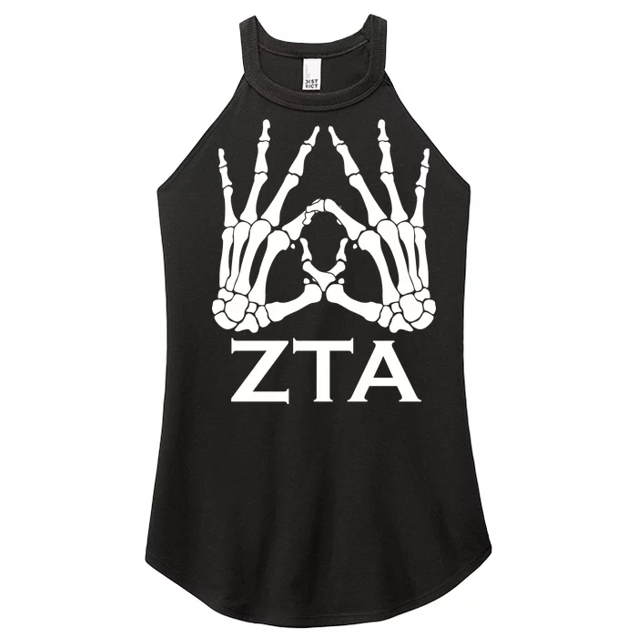 ZTA Zeta-Tau-Alpha Halloween Women’s Perfect Tri Rocker Tank