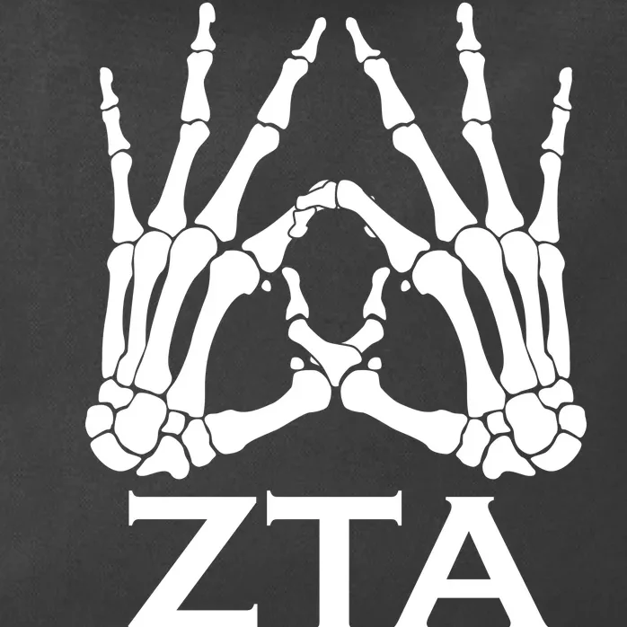 ZTA Zeta-Tau-Alpha Halloween Zip Tote Bag