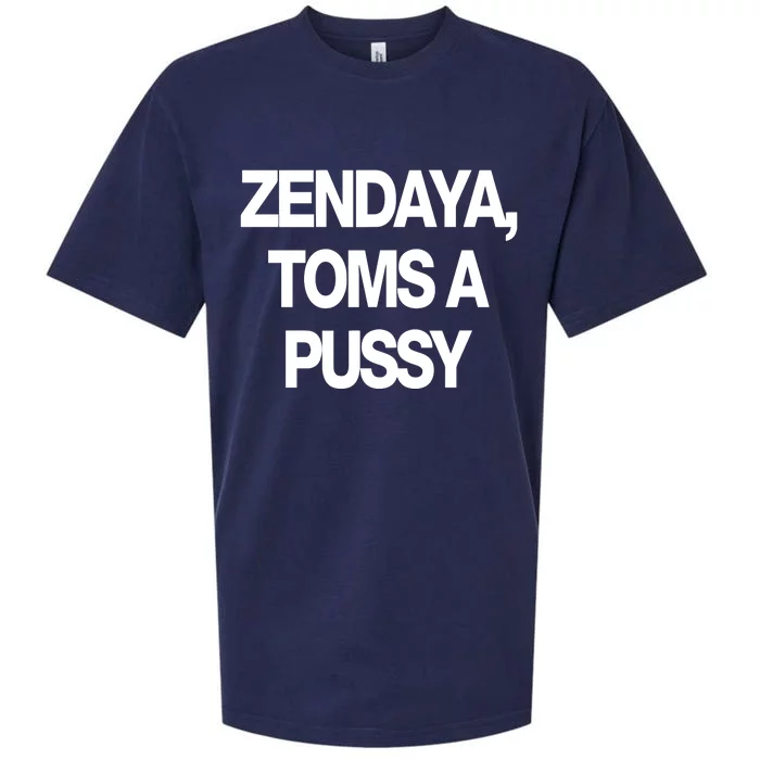 Zendaya Toms A Pussy Sueded Cloud Jersey T-Shirt