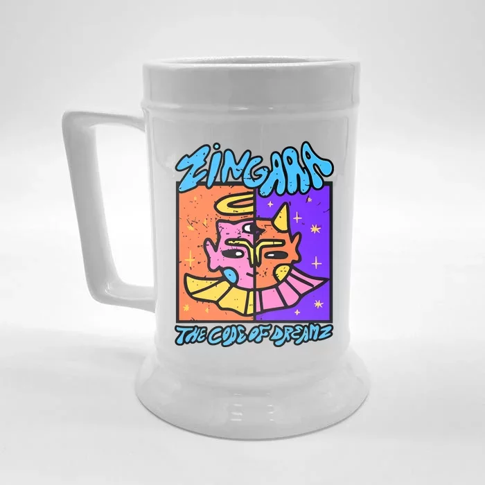 Zingara The Code Of Dream Front & Back Beer Stein