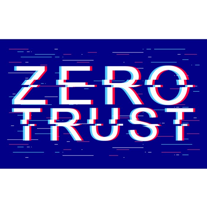 Zero Trust Developer It Cyber Security Hacking Programmer Gift Bumper Sticker