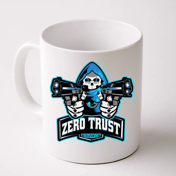 Zero Trust Hacking Cyber Security Developer Programmer Gift Front & Back Coffee Mug