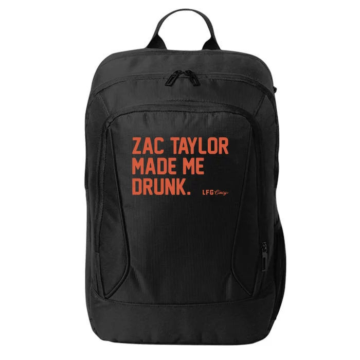 Zac Taylor Made Me Drunk City Backpack