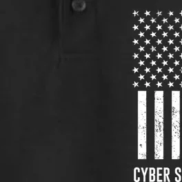 Zero Trust Us Flag Cyber Security Hacking Hacker Developer Funny Gift Dry Zone Grid Performance Polo