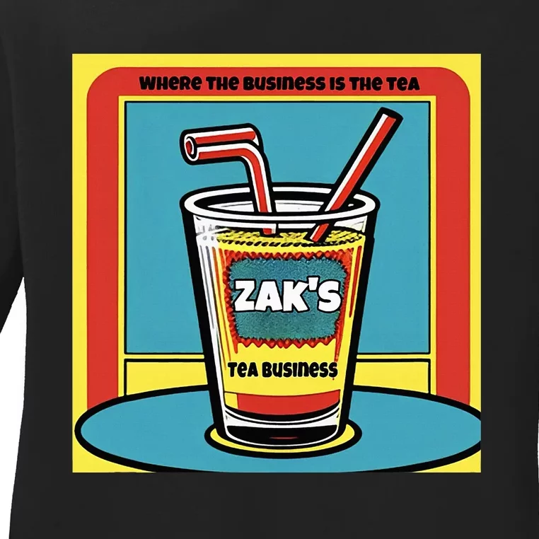 ZakeeS Tea Ladies Long Sleeve Shirt