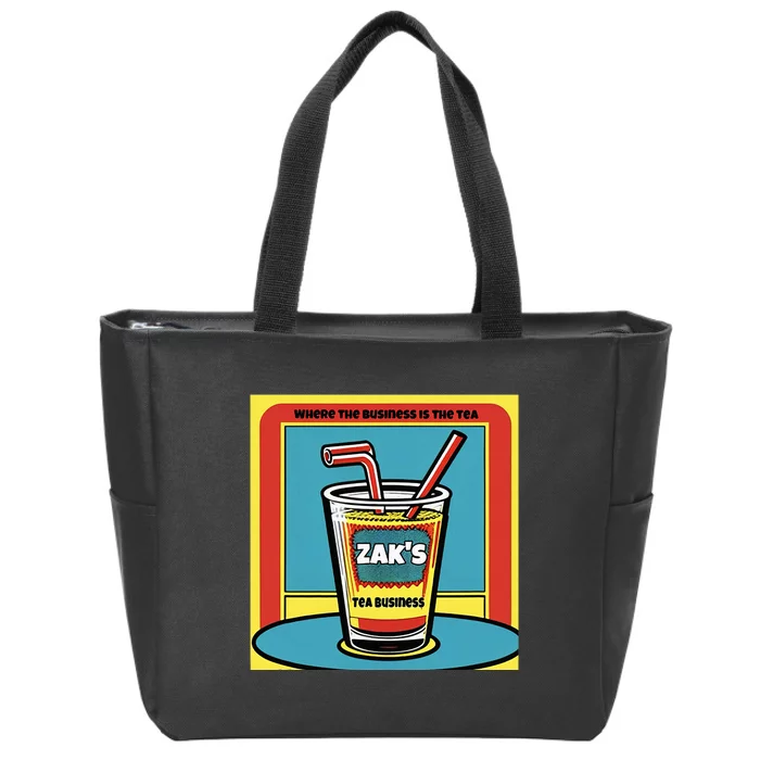 ZakeeS Tea Zip Tote Bag