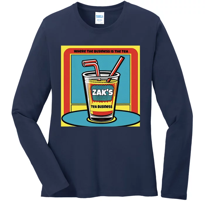 ZakeeS Tea Ladies Long Sleeve Shirt