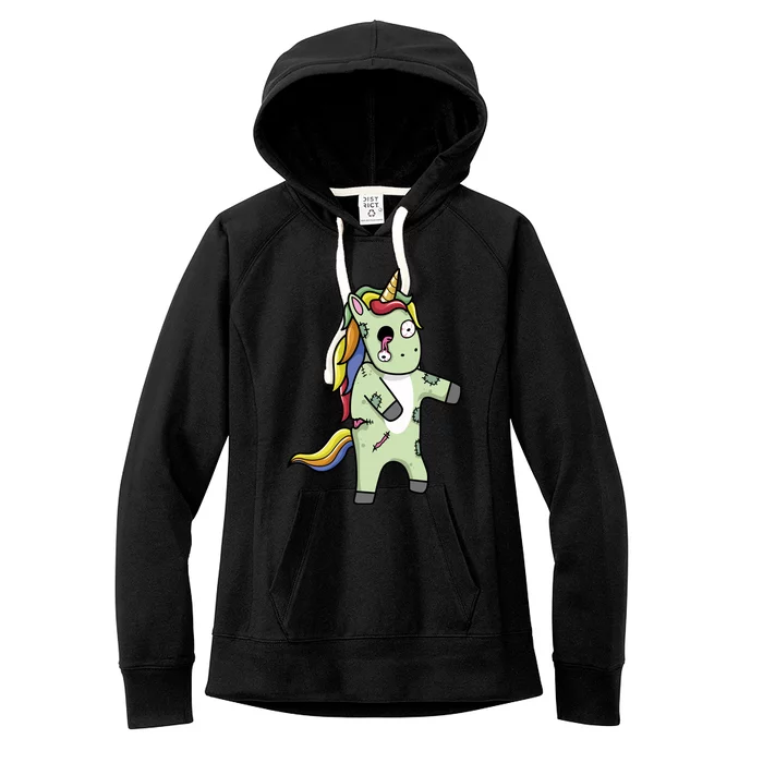 Zombie Unicorn Women's Fleece Hoodie