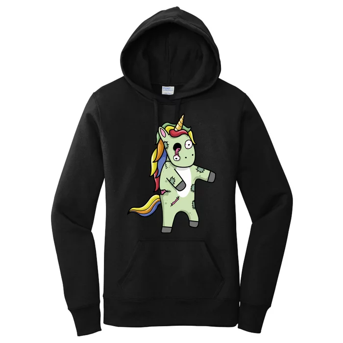 Zombie Unicorn Women's Pullover Hoodie