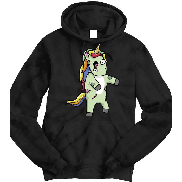 Zombie Unicorn Tie Dye Hoodie