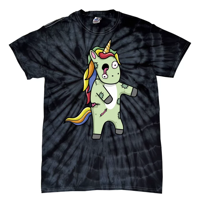 Zombie Unicorn Tie-Dye T-Shirt