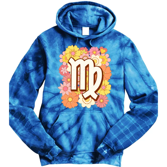 Zodiac Virgo Astrology Birthday Decorations Gift Tie Dye Hoodie