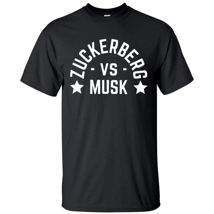 Zuckerberg Vs Elon Musk Tall T-Shirt