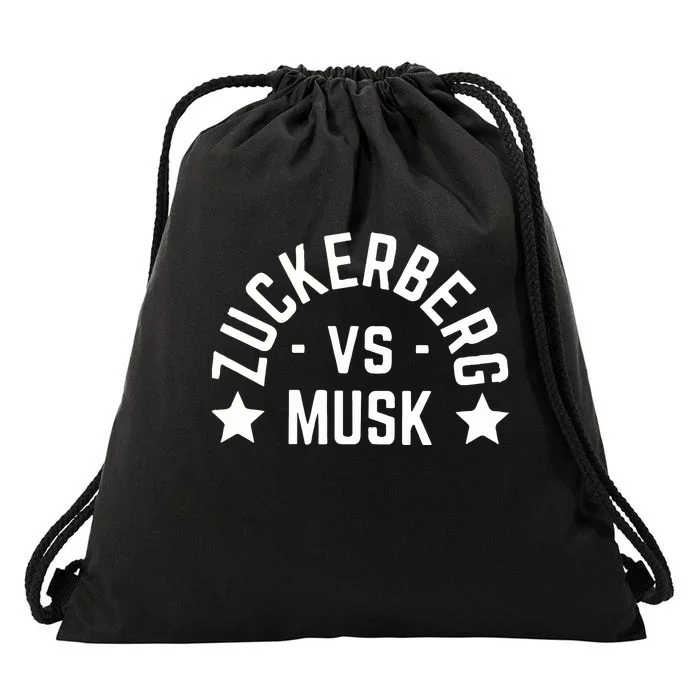 Zuckerberg Vs Elon Musk Drawstring Bag