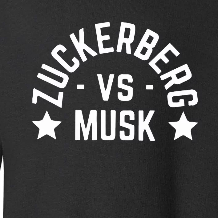 Zuckerberg Vs Elon Musk Toddler Sweatshirt